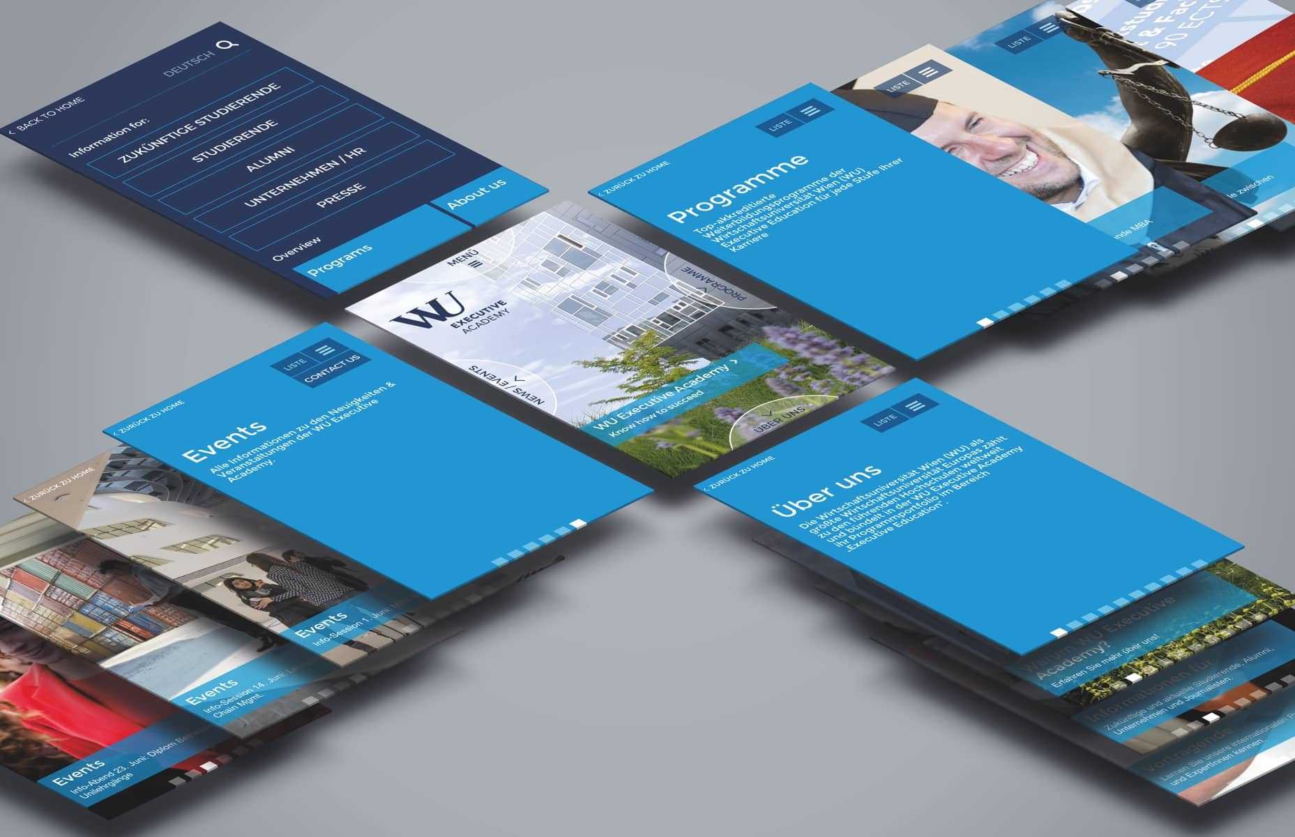 Digitalsunray writes about the project with the WU Executive Academy and presents compass navigation as mobile designs